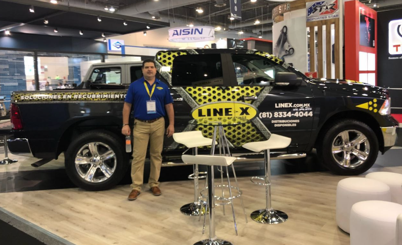 LINE-X genera expectativas positivas en la INA PAACE Automechanika México 2018